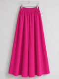 DHANYA - CANDY PINK - HEAVY FLARE DAILY WEAR PALAZZO PANTS WITH POCKET - LABEL ZIVARA
