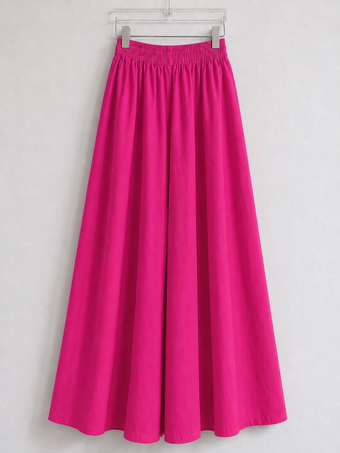 DHANYA - CANDY PINK - HEAVY FLARE DAILY WEAR PALAZZO PANTS WITH POCKET - LABEL ZIVARA