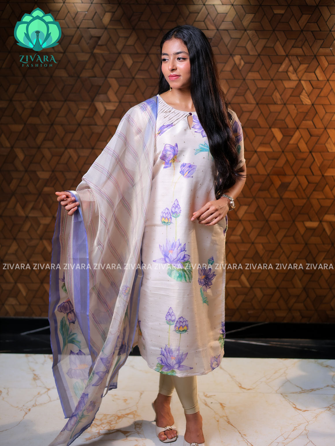 KAMALAM- FESTIVE WEAR HOT SELLER EXCLUSIVE TOP AND DUPATTA SET for women- Label Zivara