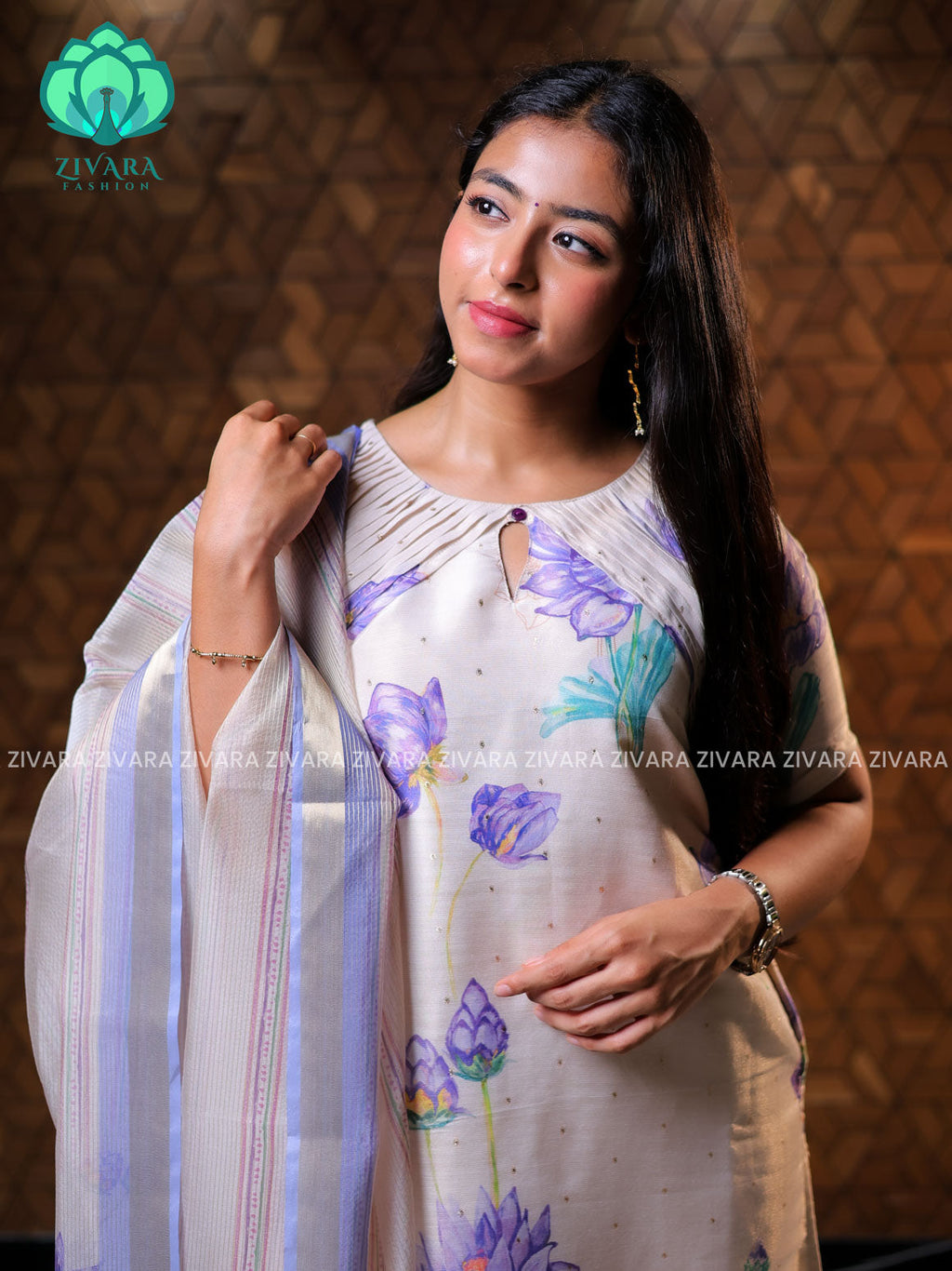 KAMALAM- FESTIVE WEAR HOT SELLER EXCLUSIVE TOP AND DUPATTA SET for women- Label Zivara