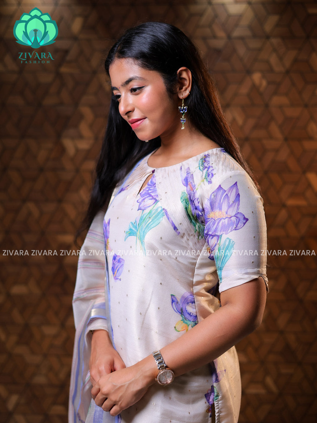 KAMALAM- FESTIVE WEAR HOT SELLER EXCLUSIVE TOP AND DUPATTA SET for women- Label Zivara