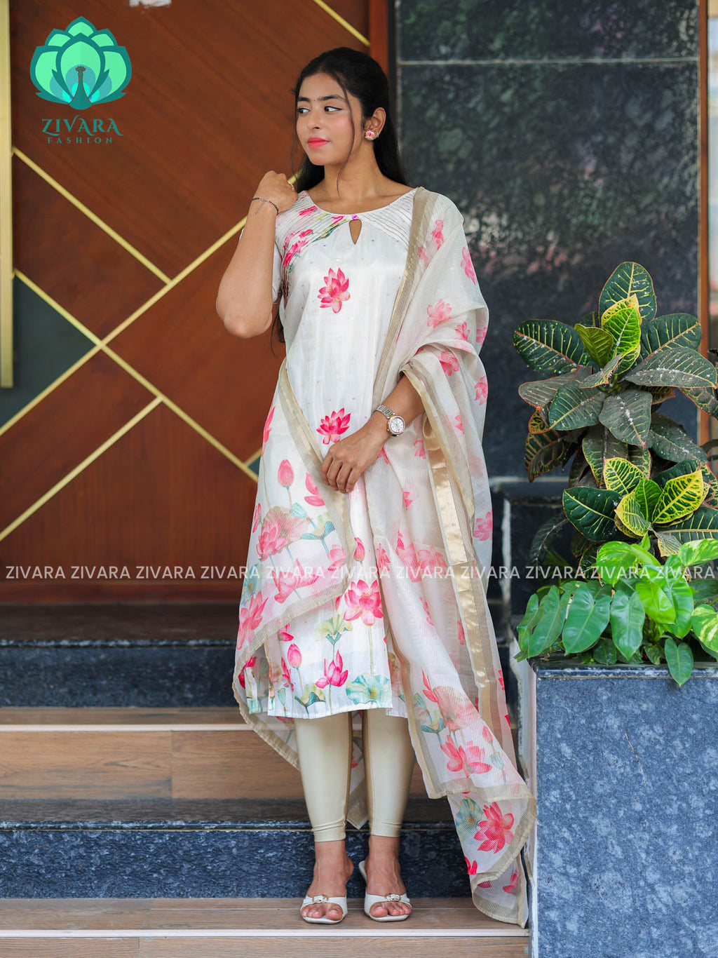 KAMALAM- FESTIVE WEAR HOT SELLER EXCLUSIVE TOP AND DUPATTA SET for women- Label Zivara