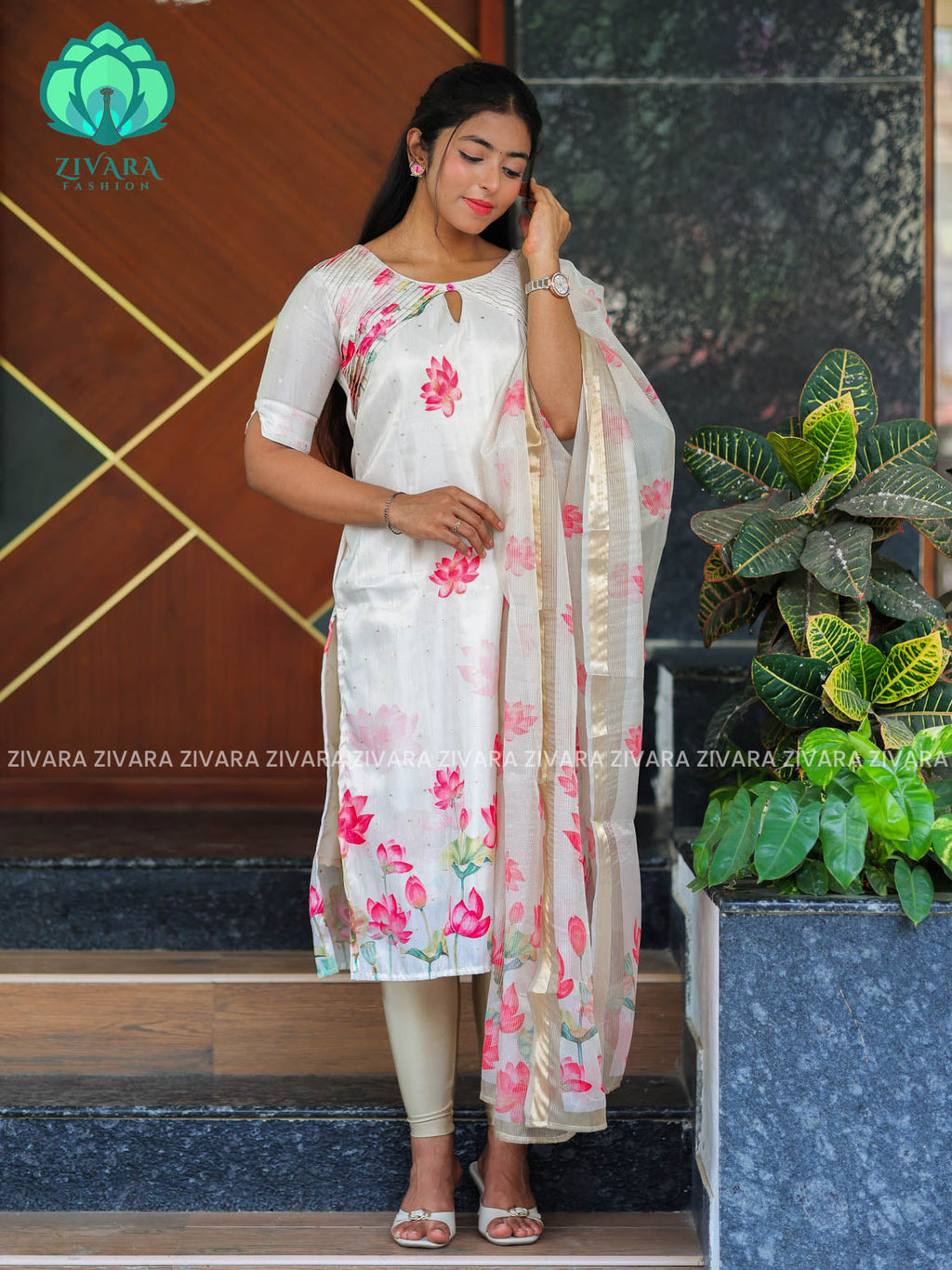 KAMALAM- FESTIVE WEAR HOT SELLER EXCLUSIVE TOP AND DUPATTA SET for women- Label Zivara
