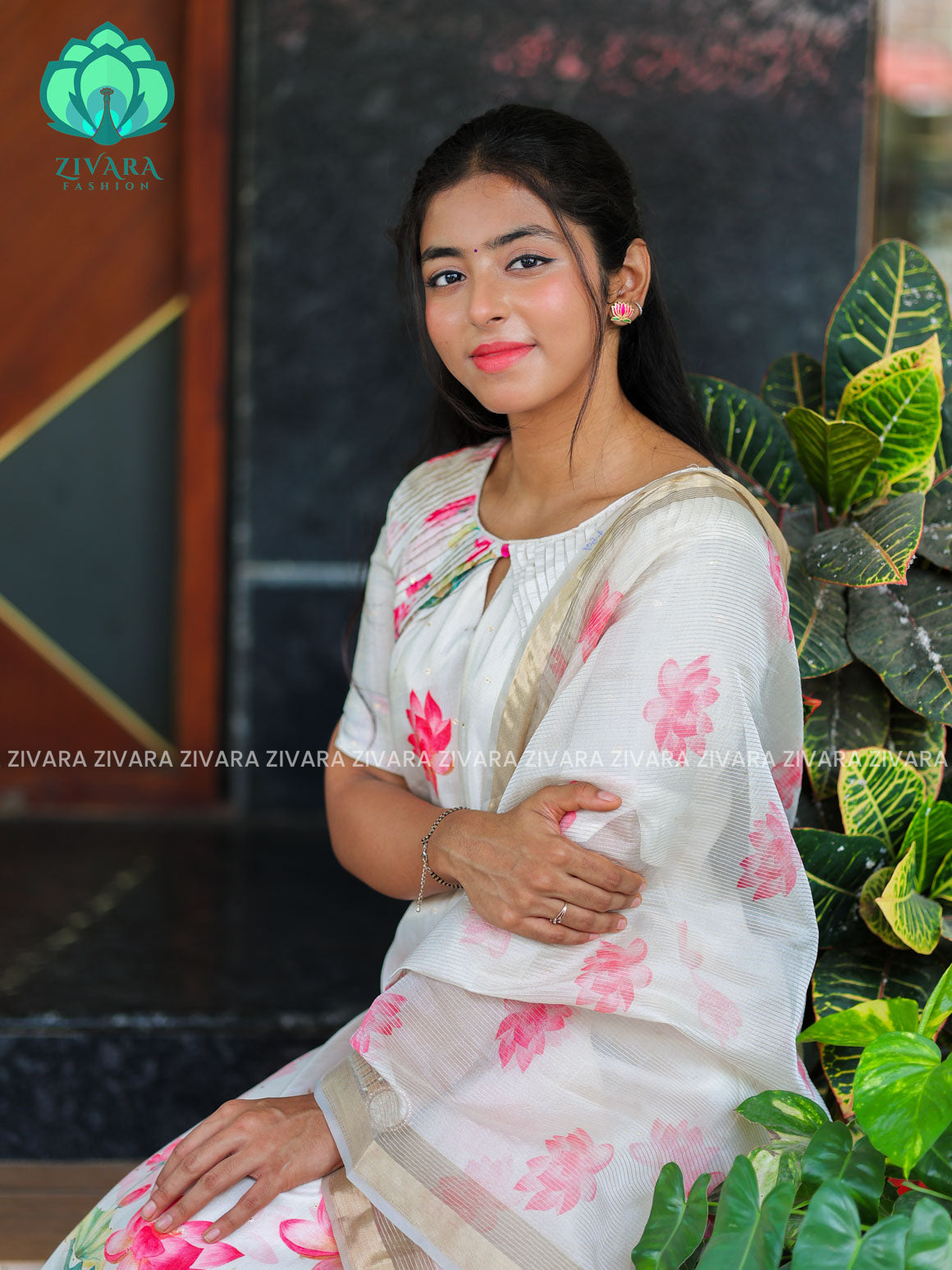 KAMALAM- FESTIVE WEAR HOT SELLER EXCLUSIVE TOP AND DUPATTA SET for women- Label Zivara