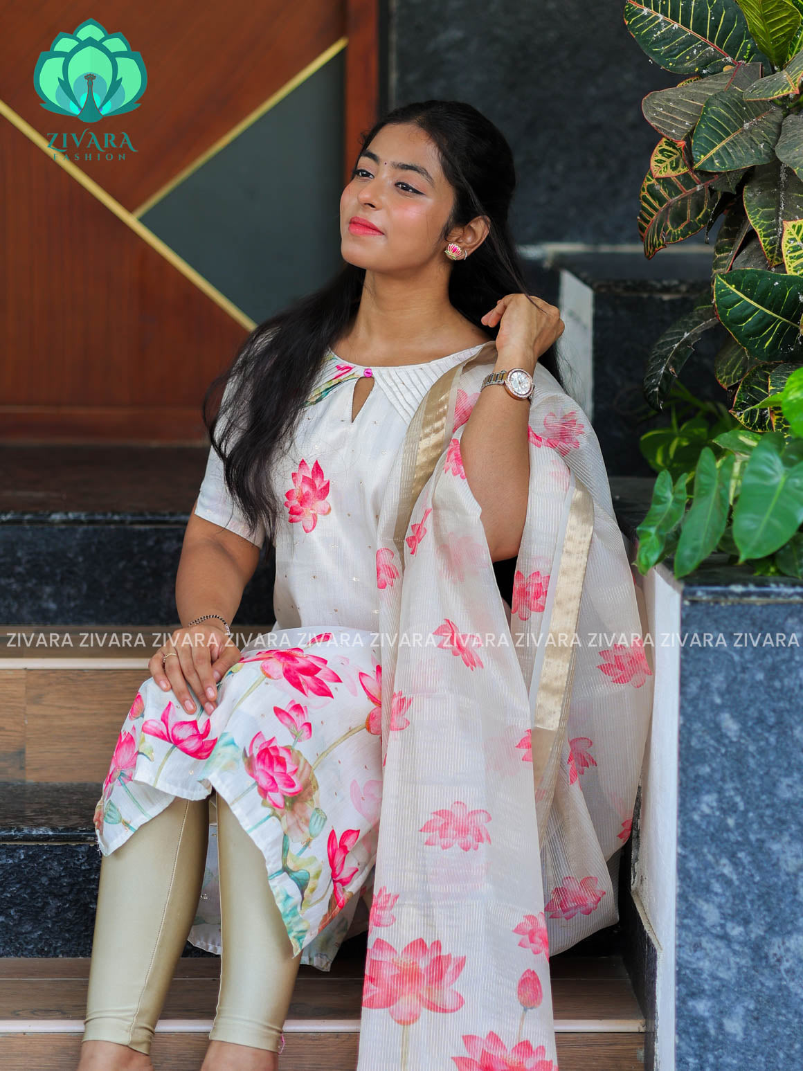 KAMALAM- FESTIVE WEAR HOT SELLER EXCLUSIVE TOP AND DUPATTA SET for women- Label Zivara