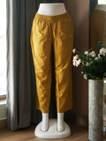 KAJAL - MUSTARD YELLOW - DAILY WEAR PANTS WITH POCKET - LABEL ZIVARA
