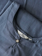 PREORDER-Iniya  - Grey - OFFICE WEARS- HANDLOOM COTTON- SALWAR SUIT WITH DUPATTA - LABEL ZIVARA