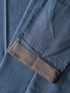 PREORDER-Iniya  - Grey - OFFICE WEARS- HANDLOOM COTTON- SALWAR SUIT WITH DUPATTA - LABEL ZIVARA