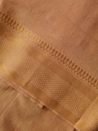 Iniya  - Golden brown   - OFFICE WEARS- HANDLOOM COTTON- SALWAR SUIT WITH DUPATTA - LABEL ZIVARA