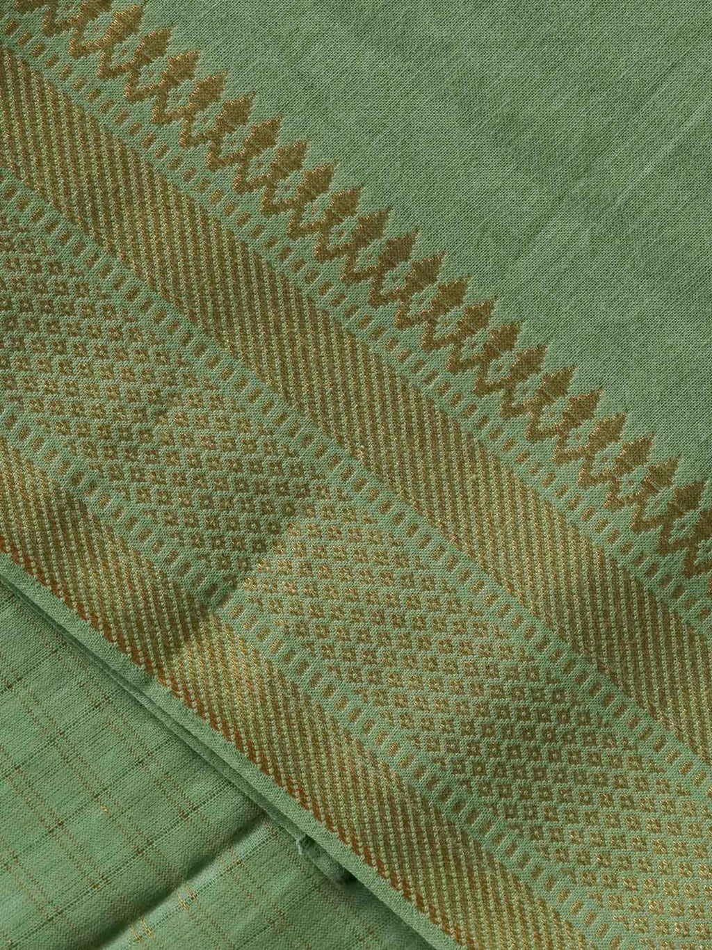 PREORDER- Iniya  - Green  - OFFICE WEARS- HANDLOOM COTTON- SALWAR SUIT WITH DUPATTA - LABEL ZIVARA