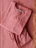 PREORDER Iniya  - Pink - OFFICE WEARS- HANDLOOM COTTON- SALWAR SUIT WITH DUPATTA - LABEL ZIVARA