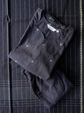 Jhaanavi - Grey  OFFICE WEARS- HANDLOOM COTTON- SALWAR SUIT WITH DUPATTA - LABEL ZIVARA
