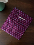 Mira -PURPLE PINE CONE  -Trending print cotton straight cut kurti for office wear - LABEL ZIVARA