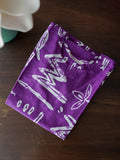 Mira -PURPLE AND WHITE  -Trending print cotton straight cut kurti for office wear - LABEL ZIVARA