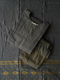 PREORDER - Akshara - CEMENT GREY  OFFICE WEARS- HANDLOOM COTTON- SALWAR SUIT WITH DUPATTA - LABEL ZIVARA