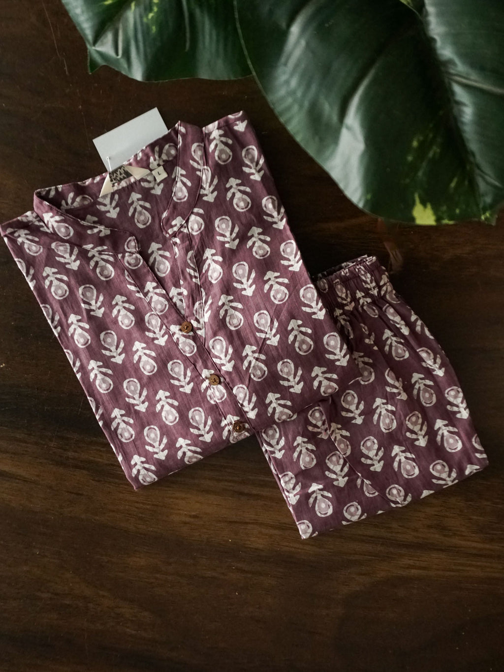 Tanvi-Pastel Lavender floral - Colourful cotton everyday COMFY wear and office wear coord sets for women- Label Zivara