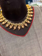 Manya -GREY- MANAGALAGIRI COTTON - FESTIVE beautiful print long anarkali - Label Zivara