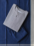 PREORDER- KEERTHI  - TROPICAL BLUE- OFFICE WEARS- HANDLOOM COTTON- SALWAR SUIT WITH DUPATTA - LABEL ZIVARA