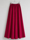DHANYA - MAROON - HEAVY FLARE DAILY WEAR PALAZZO PANTS WITH POCKET - LABEL ZIVARA
