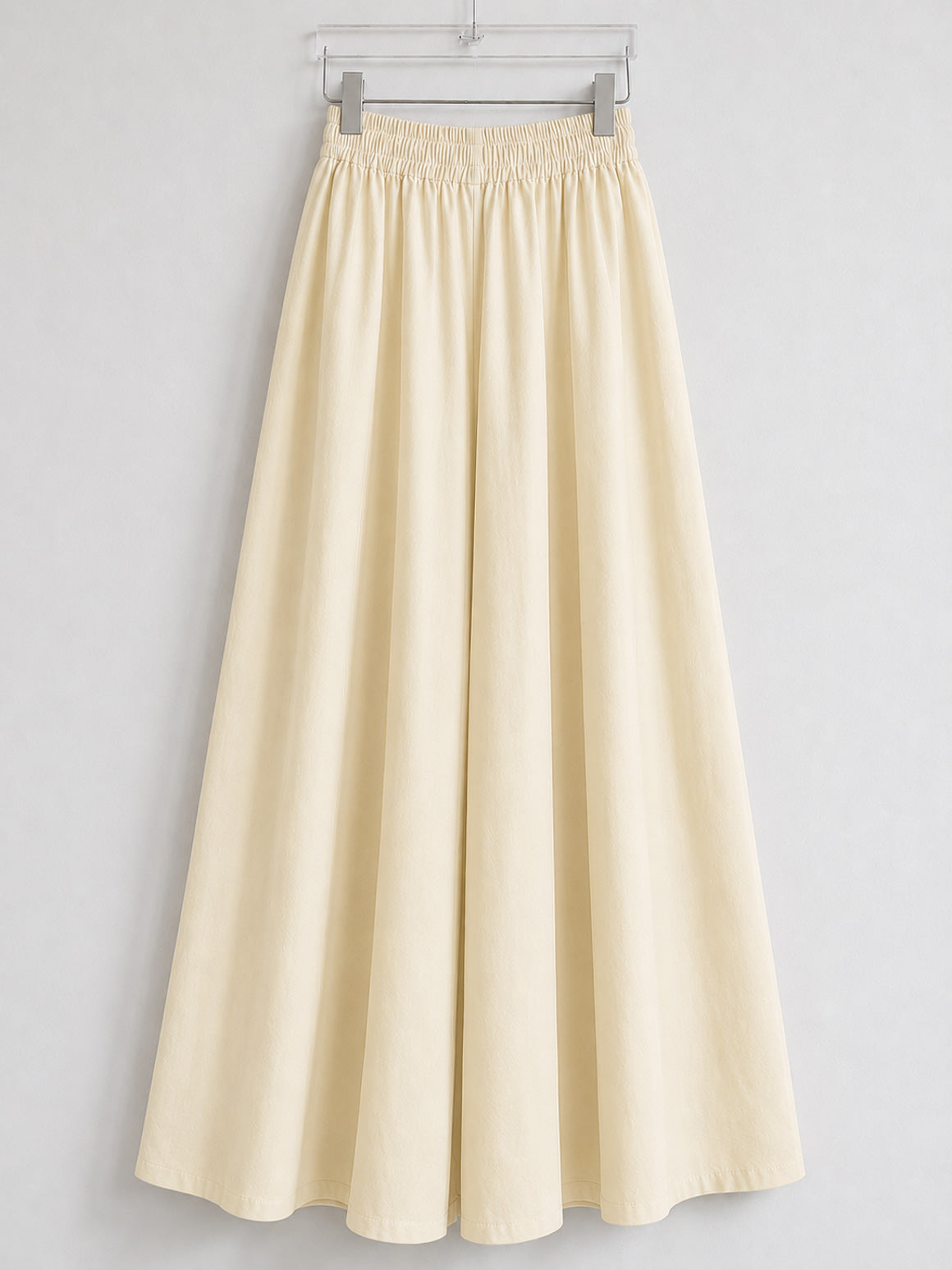 DHANYA - OFF WHITE   - HEAVY FLARE DAILY WEAR PALAZZO PANTS WITH POCKET - LABEL ZIVARA
