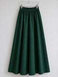 DHANYA -BOTTLE GREEN - HEAVY FLARE DAILY WEAR PALAZZO PANTS WITH POCKET - LABEL ZIVARA
