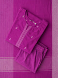 PREORDER - THARA - ORCHID PURPLE - OFFICE WEARS- HANDLOOM COTTON- SALWAR SUIT WITH DUPATTA - LABEL ZIVARA